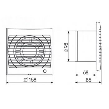 Soler & Palau SILENT-100 CZ CHAMPAGNE DESIGN-4C Soler & Palau SILENT-100 CZ CHAMPAGNE DESIGN-4C